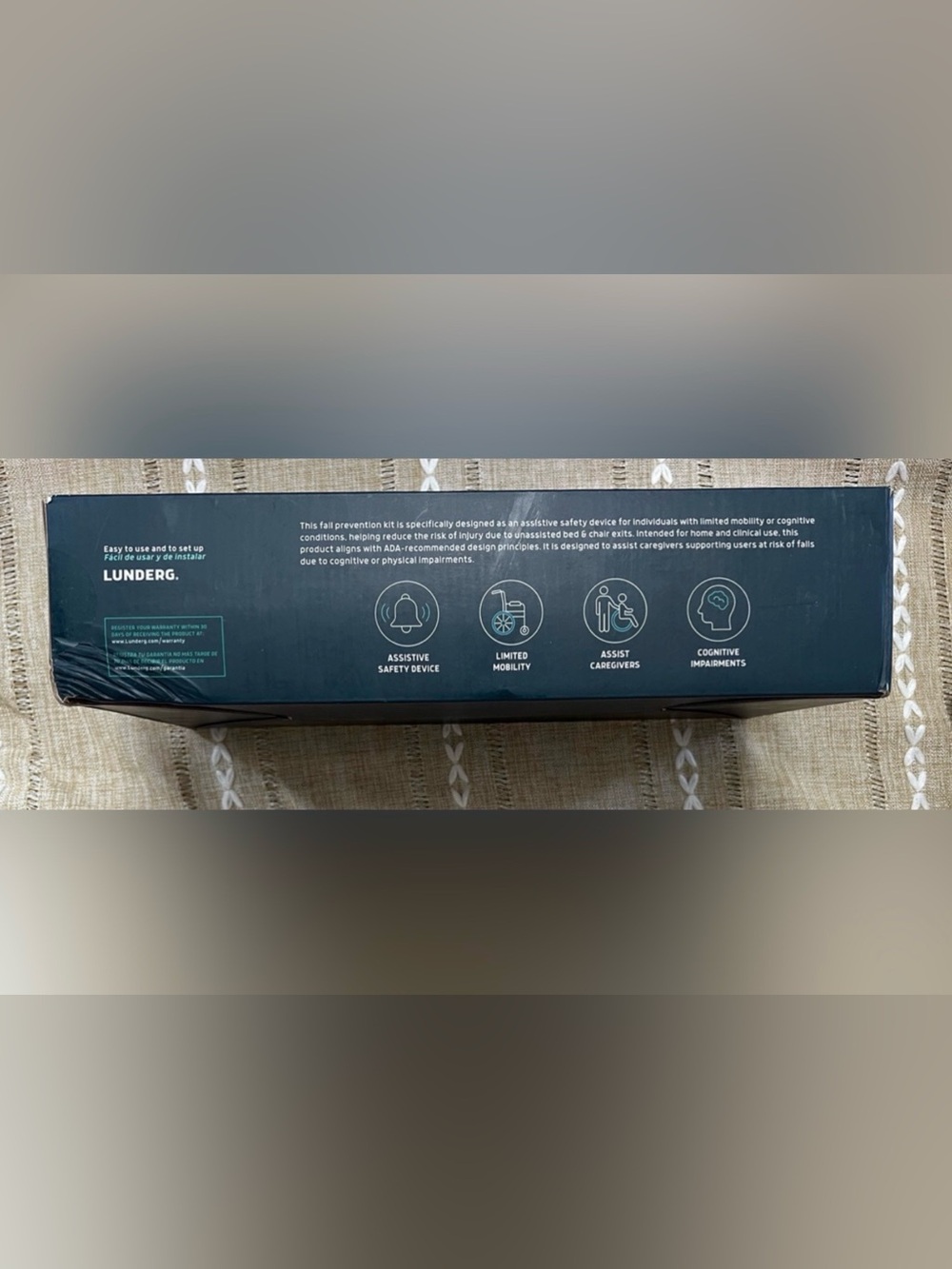 Lunderg Early Alert Bed Alarm System With Wireless Sensor Pad & Monitor New - Picture 5 of 7